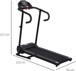 HOMCOM Tapis de Course électrique Pliable programmable