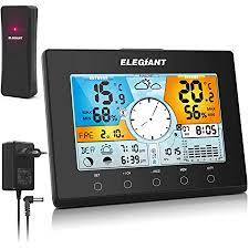 ELEGIANT Station Météo Thermomètre Hygromètre Intérieur Extérieur sans Fil